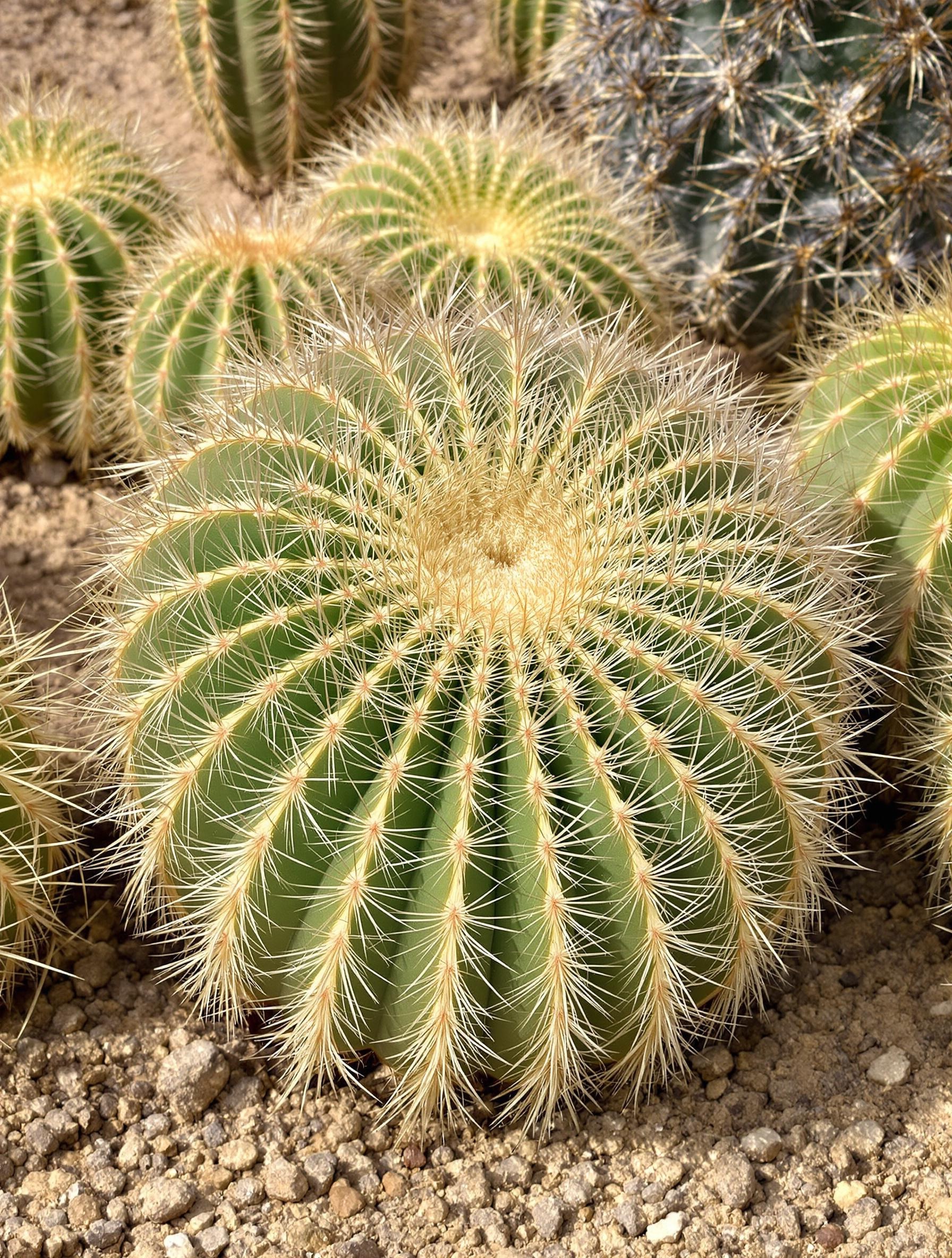 Pereskia saccharosa, un cactus feuillu, et un cactus typique du désert