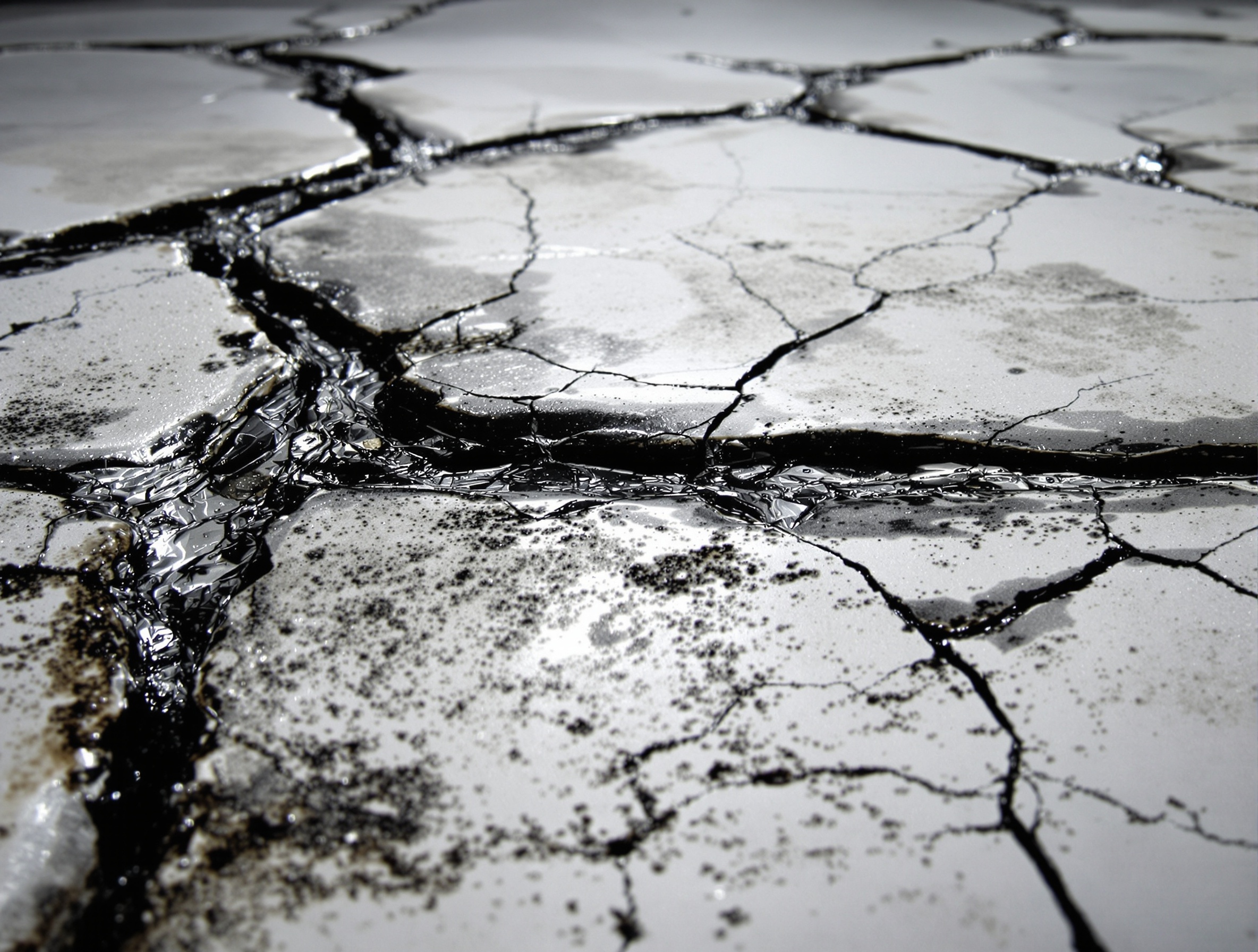 carrelage fissuré joints noircis conséquences nettoyage excessif