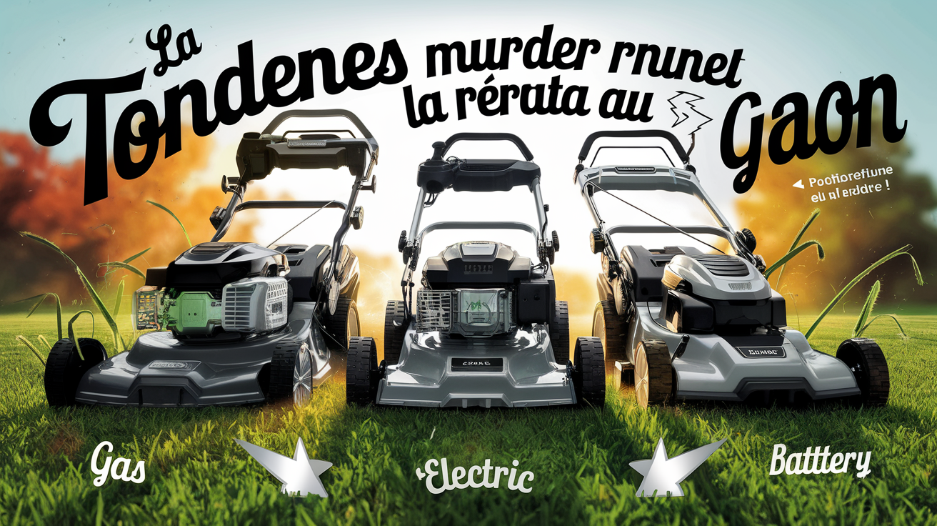Comparatif des motorisations de tondeuses à Saint-Louis