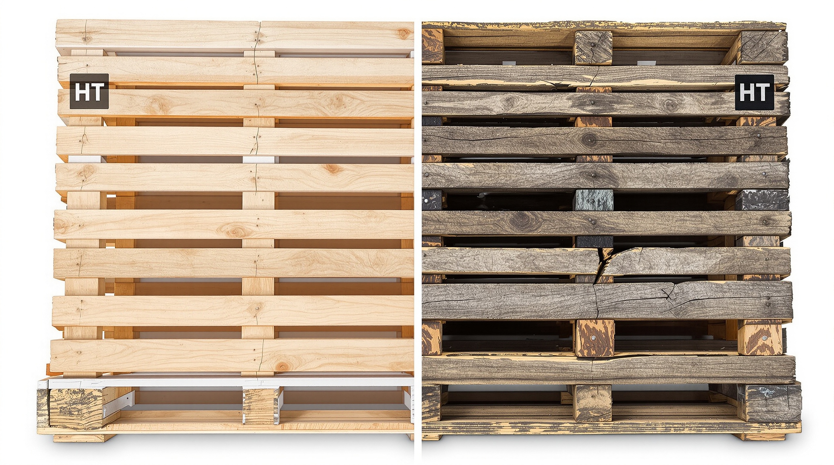 Comparatif palette bonne vs palette mauvaise