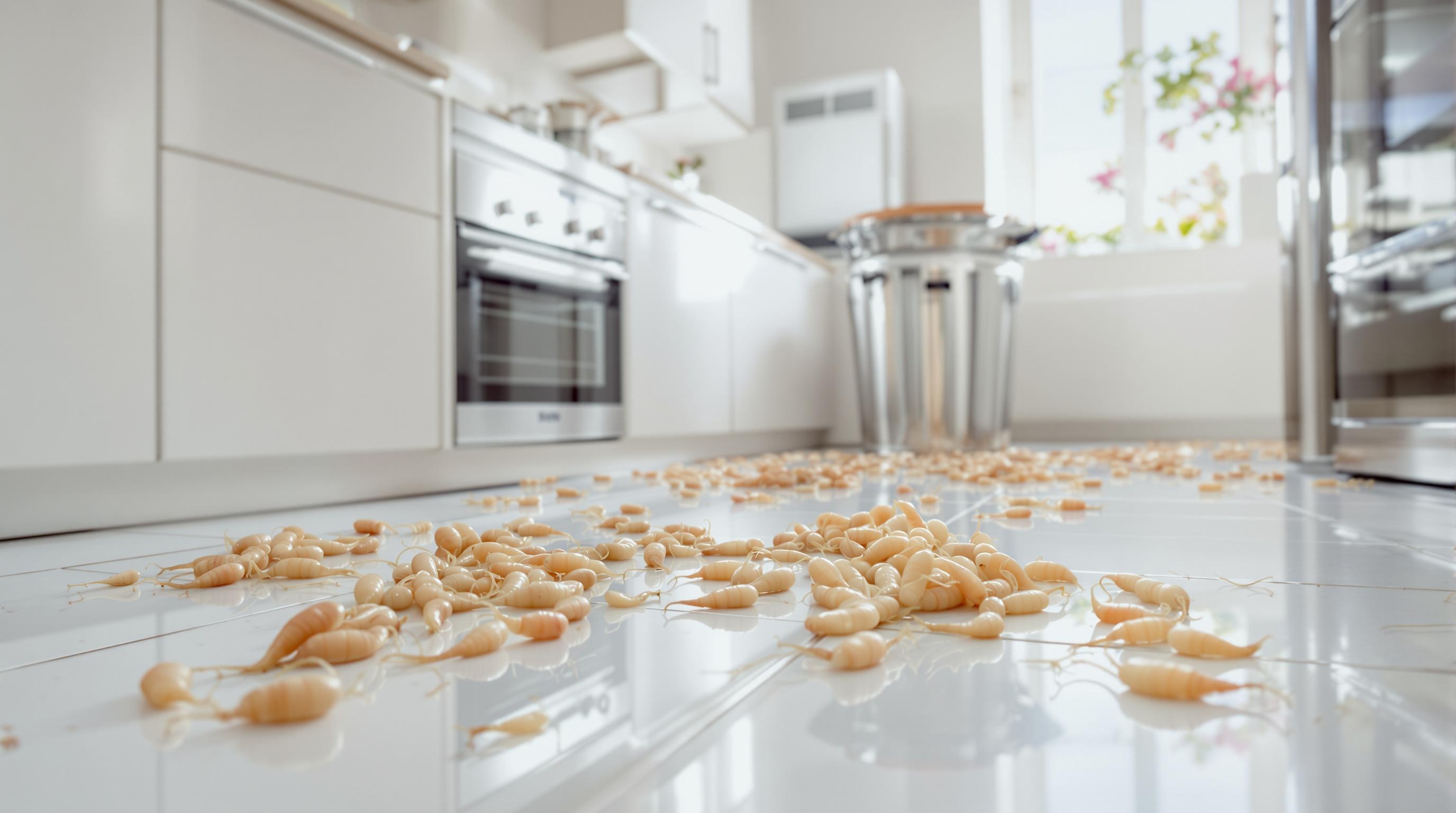 Photo d’une cuisine propre après un nettoyage intensif, dégageant une fraîcheur retrouvée.