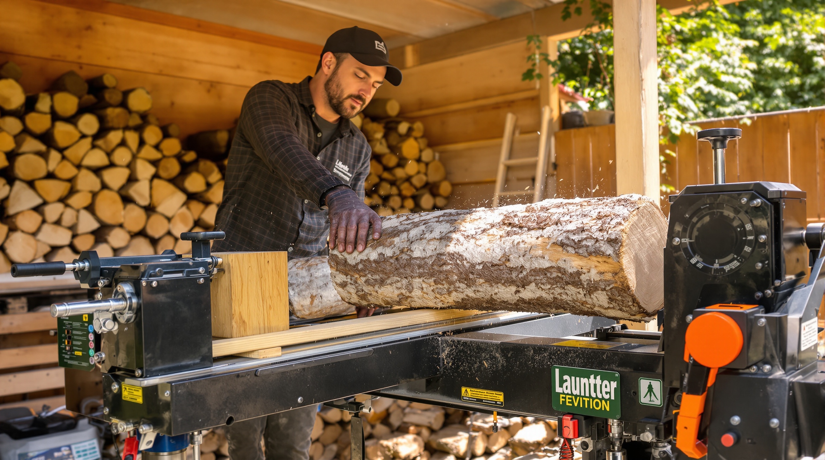 Fendeuse horizontale ergonomique série moyenne