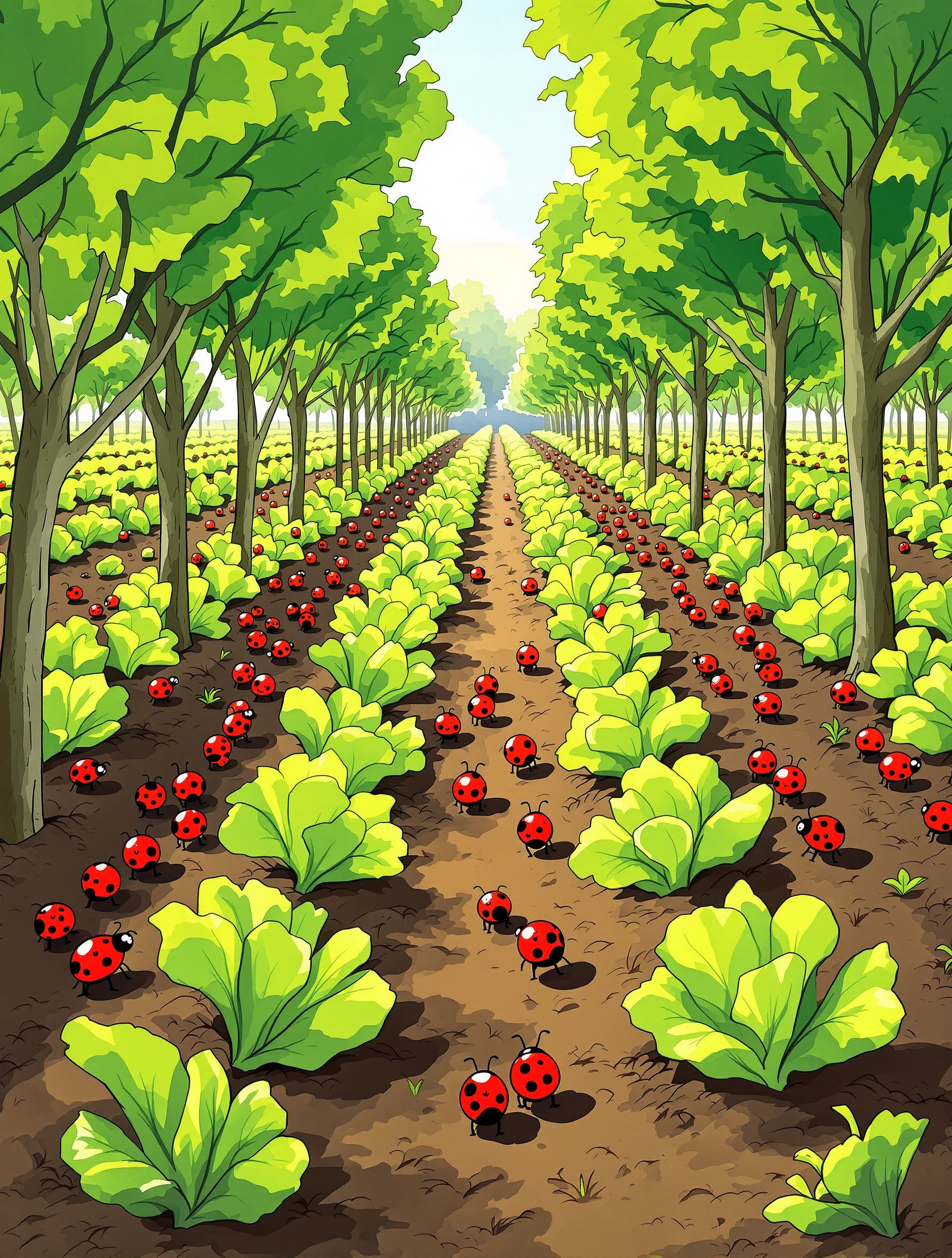 gendarme insecte paisible au jardin