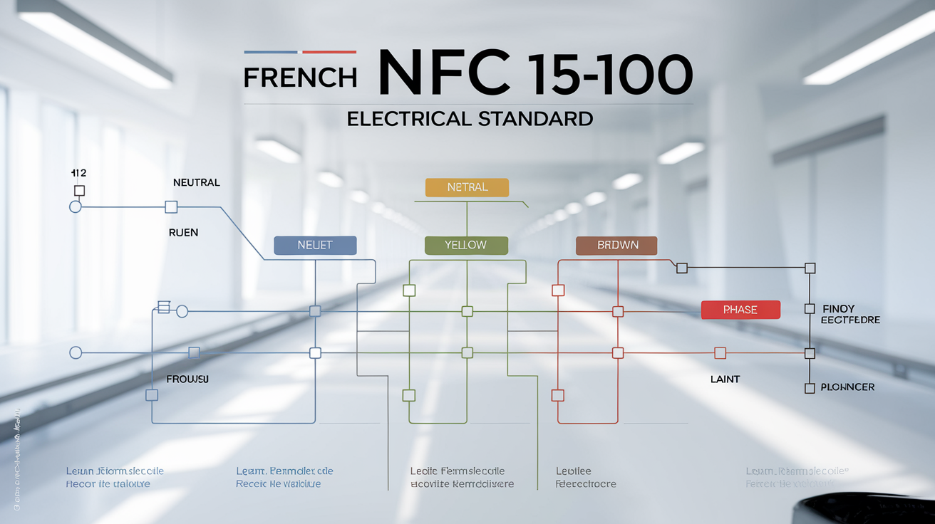 schéma couleurs fils électriques norme NFC 15-100