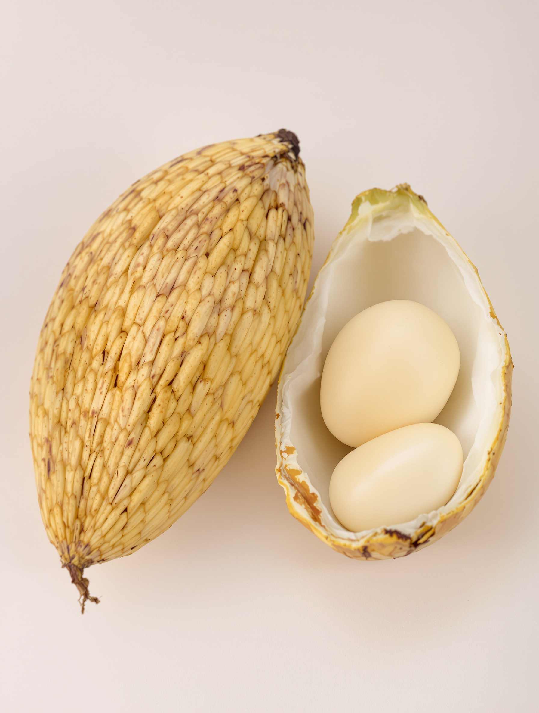 amande mangue sortie cosse ouverte propre