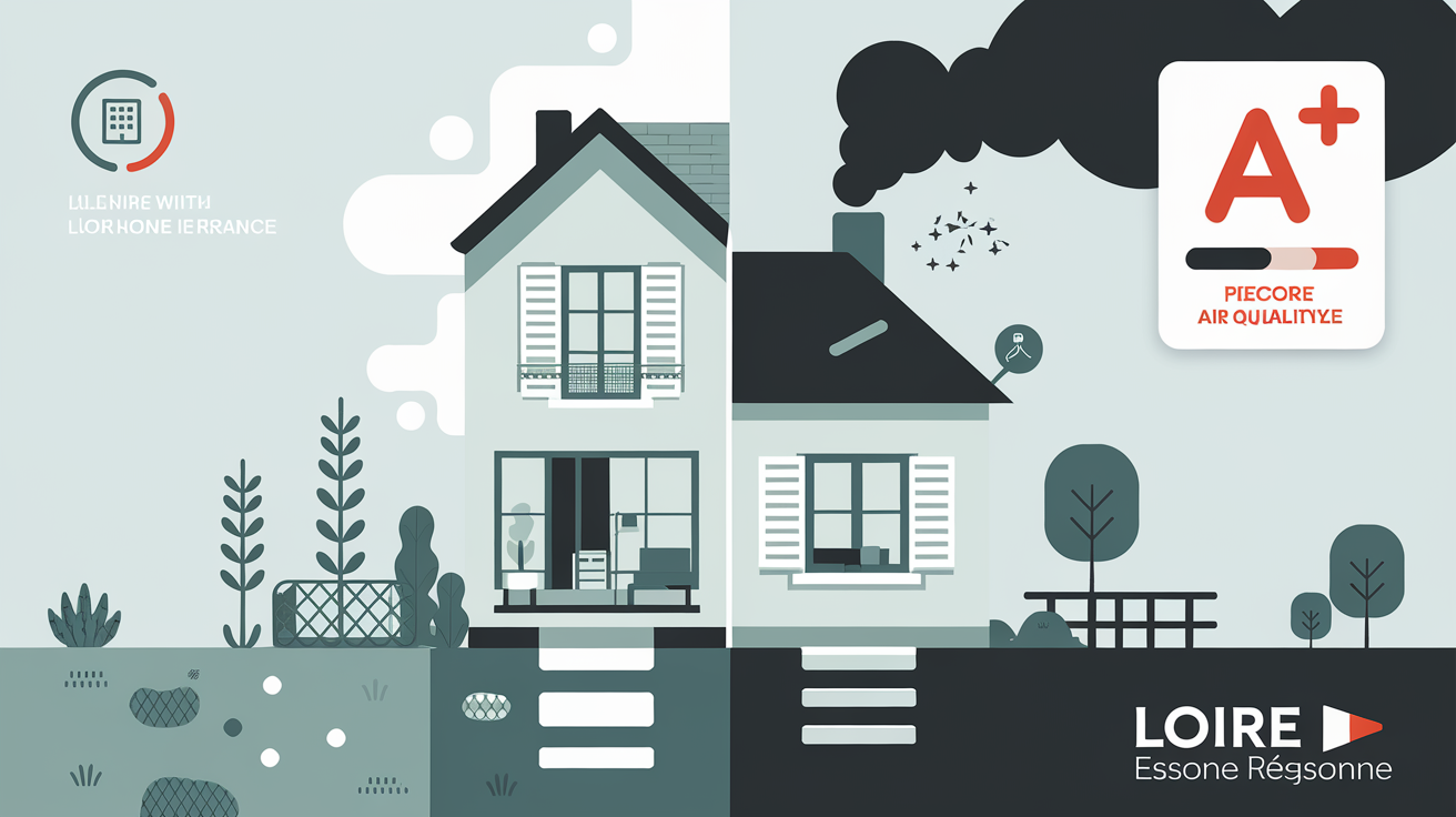 Peinture avec label A+ et écoresponsabilité, illustration des niveaux de COV