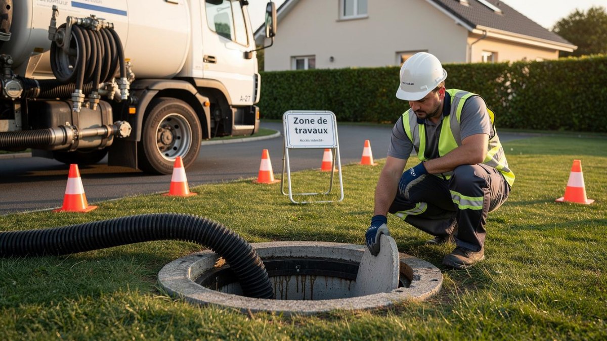 Vidange de fosse septique et entretien d’une installation d’assainissement