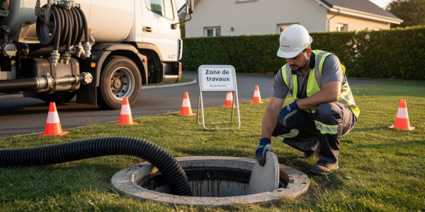 Vidange de fosse septique et entretien d’une installation d’assainissement